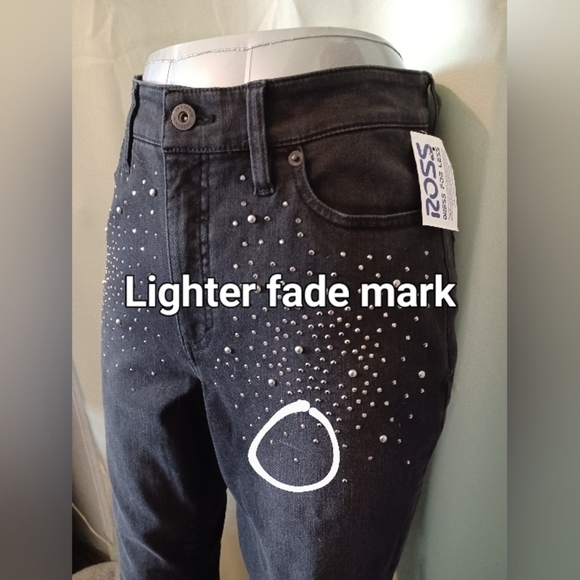 An INC Denim High Rise Flare Jeans - Picture 9 of 10